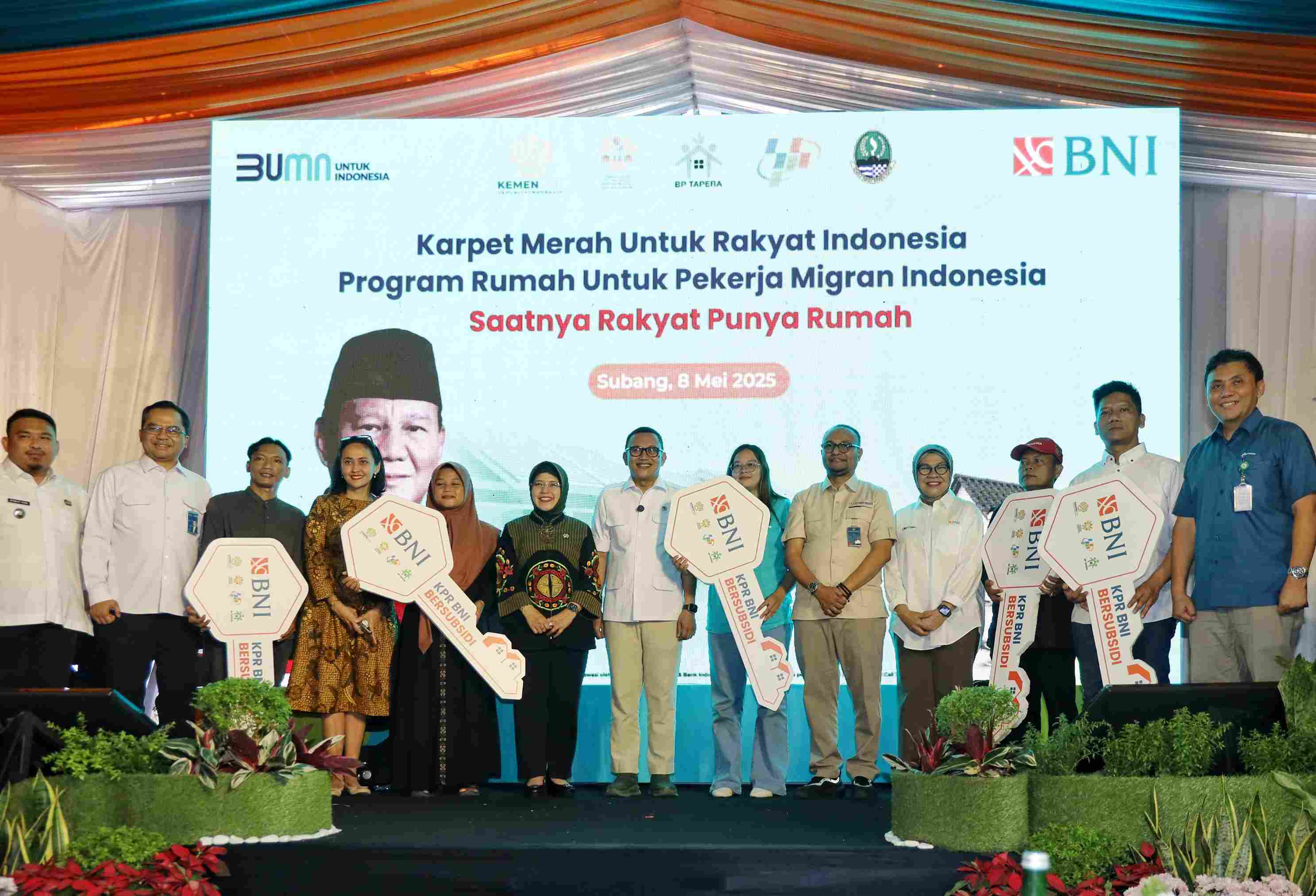 Kolaborasi BNI, Kementerian PKP, KP2MI, dan BP Tapera Hadirkan KPR Terjangkau bagi PMI