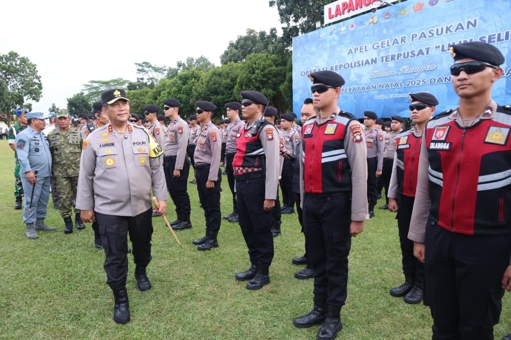 Libur Nataru Diprediksi Padat, Polda Kepri Siagakan Ribuan Personel Lewat Operasi Lilin 2025