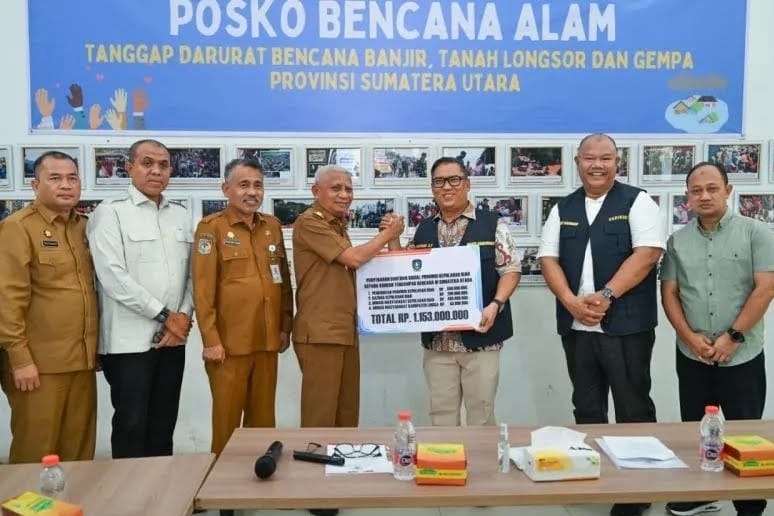 Kepri Bergerak !! Bantuan Rp 1,1 Miliar Dikirim untuk Korban Bencana Sumatera Utara
