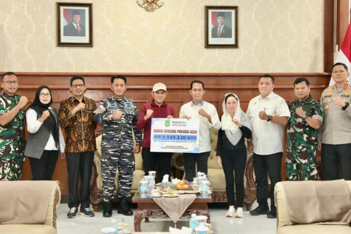 Batam Bergerak !! Rp4,8 Miliar Digelontorkan untuk Korban Banjir dan Longsor Aceh