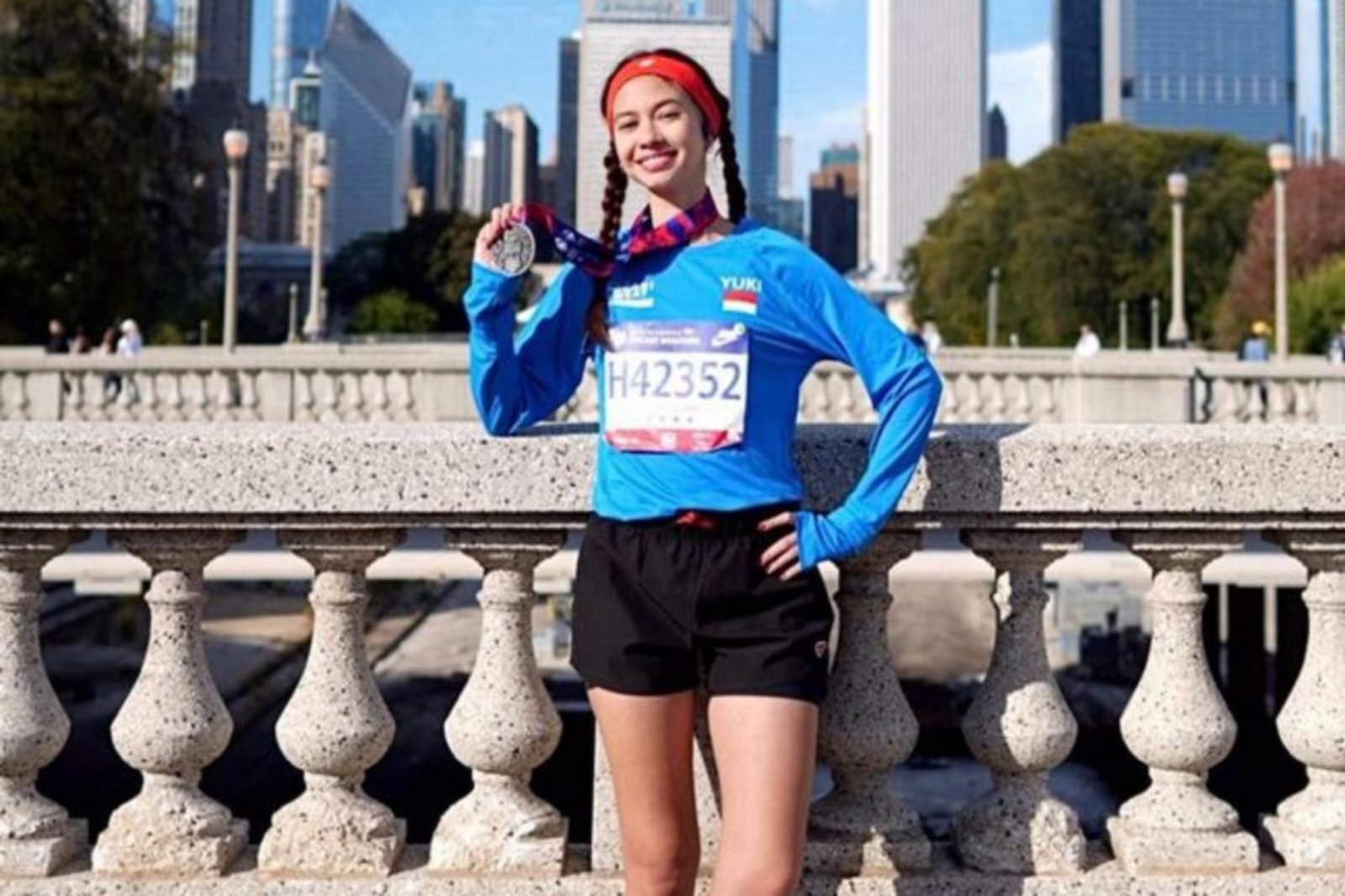 Taklukkan 42 KM, Yuki Kato Sukses Tuntaskan Chicago Marathon 2025
