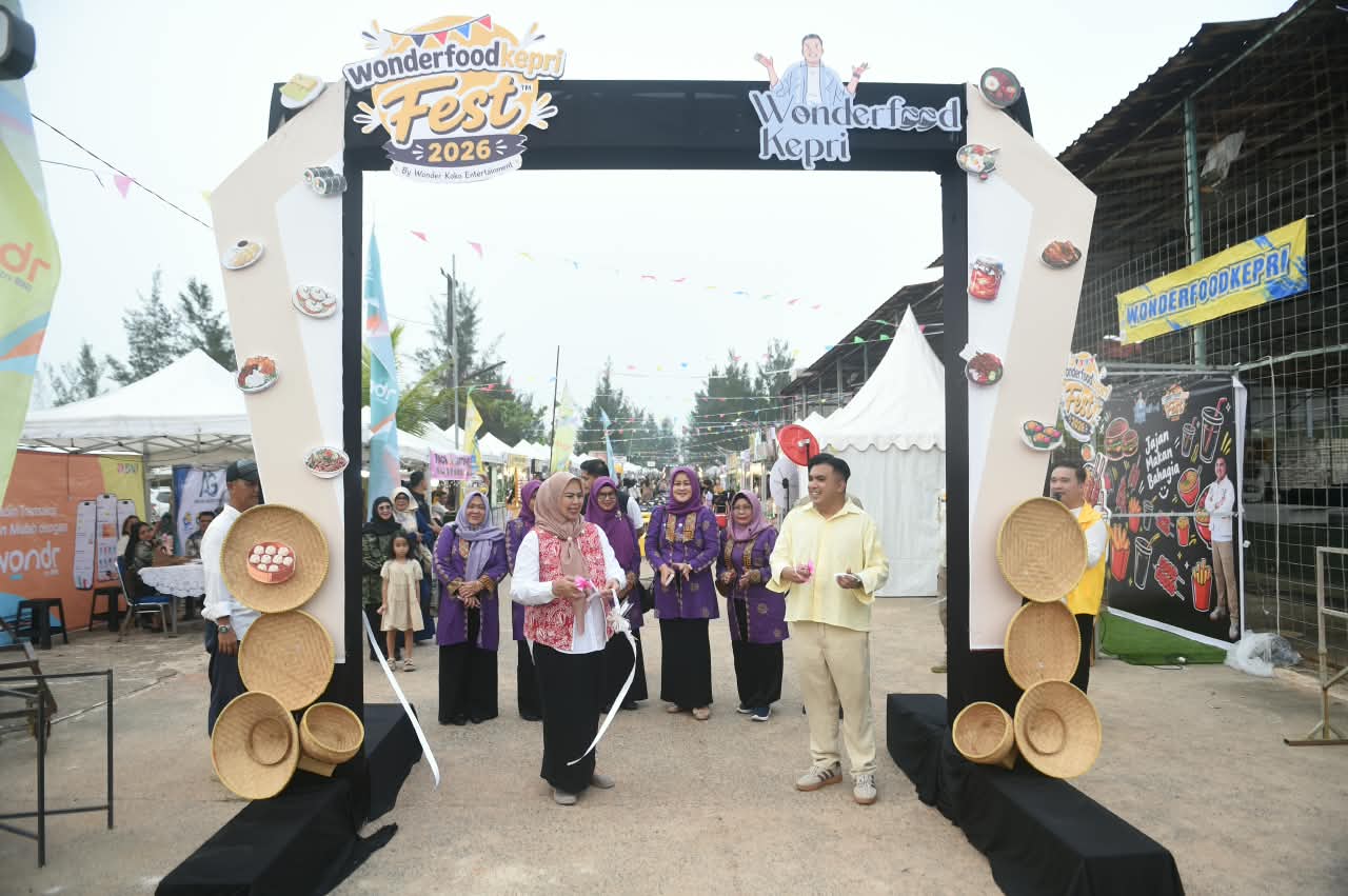 Wonderfood Kepri Fest 2026 Dibuka, Dewi Ansar Dorong Kuliner Lokal Jadi Daya Tarik Wisata