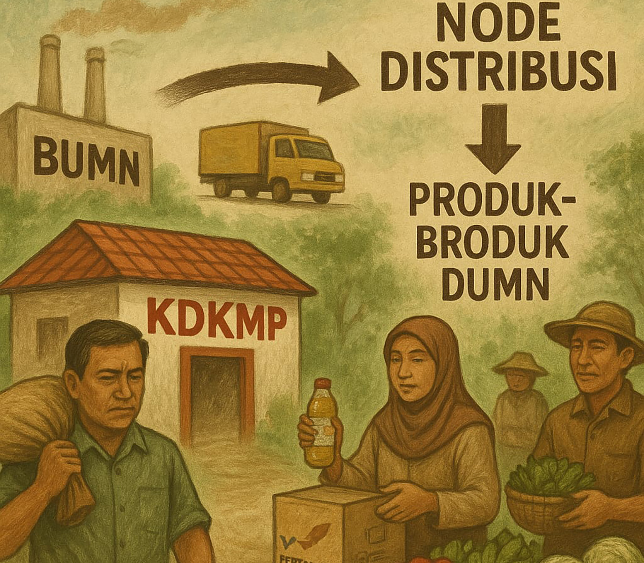 KDKMP: Node Distribusi BUMN atau Hanya Pasar Konsumen Baru?