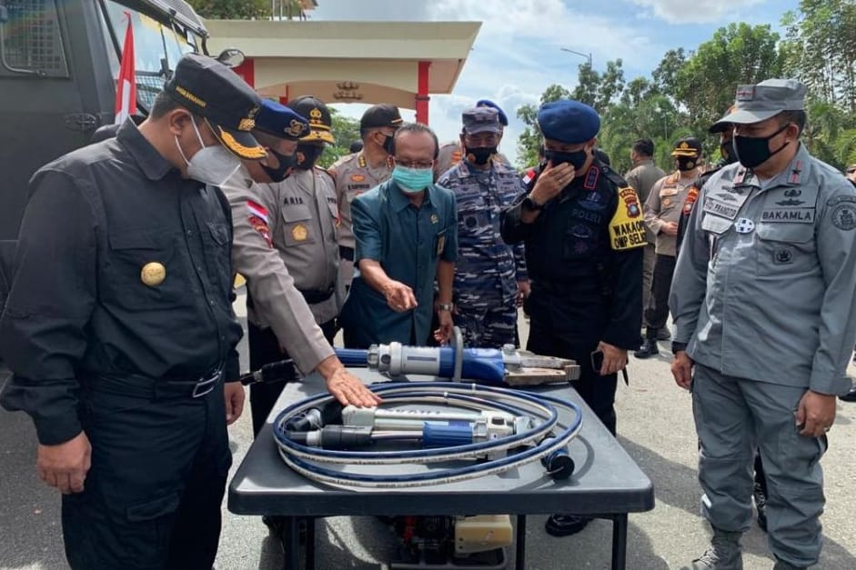 Cegah Banjir dan Longsor, TNI-Polri hingga BMKG Gelar Apel Siaga di Tanjungpinang
