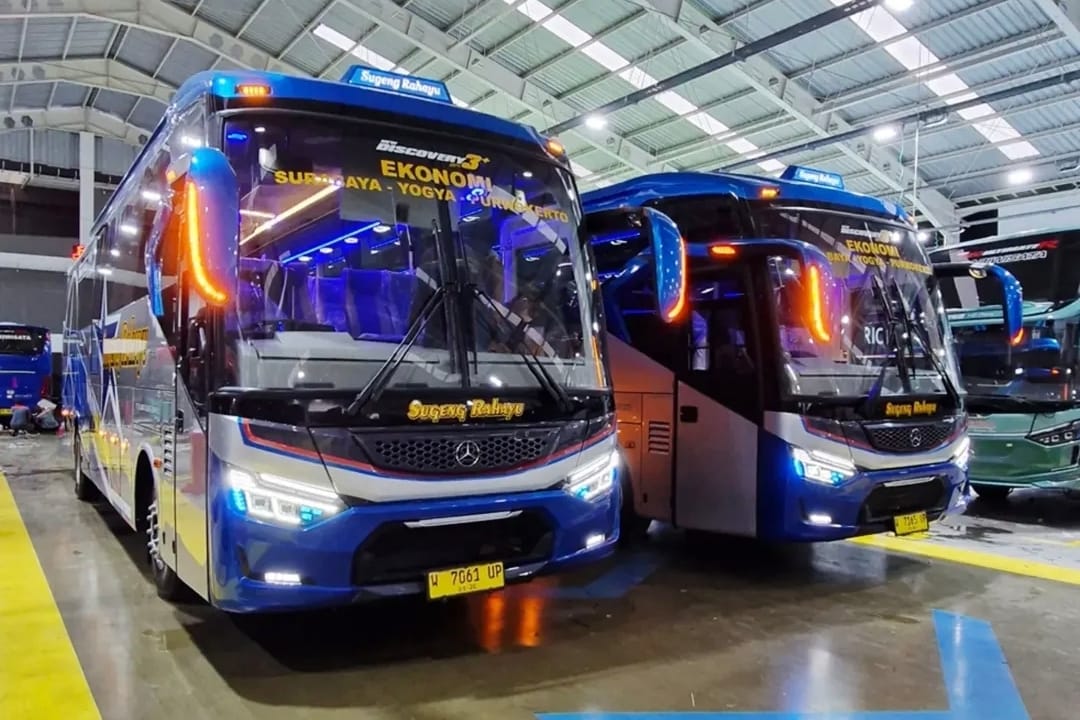 Desain Super Mewah, PO Sugeng Rahayu Luncurkan Bus Baru Bermesin Mercedes Benz