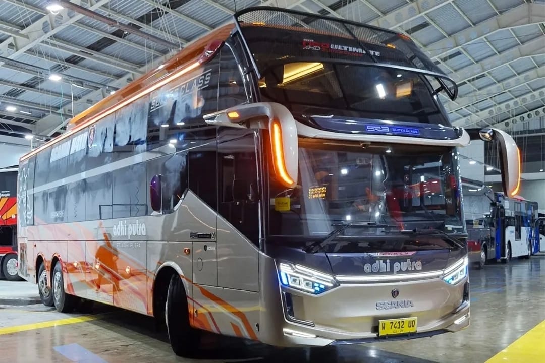 PO Adhi Putra Rilis Sleeper Bus, Pakai Sasis Scania dan Desain Ala Hotel Kapsul Berjalan