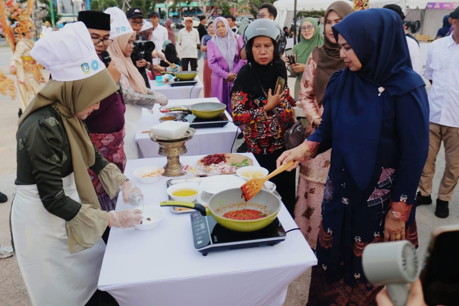 Kepri Malay Food Festival 2025 Resmi Dibuka, 58 Kuliner Melayu Ramaikan Laman Gurindam XII