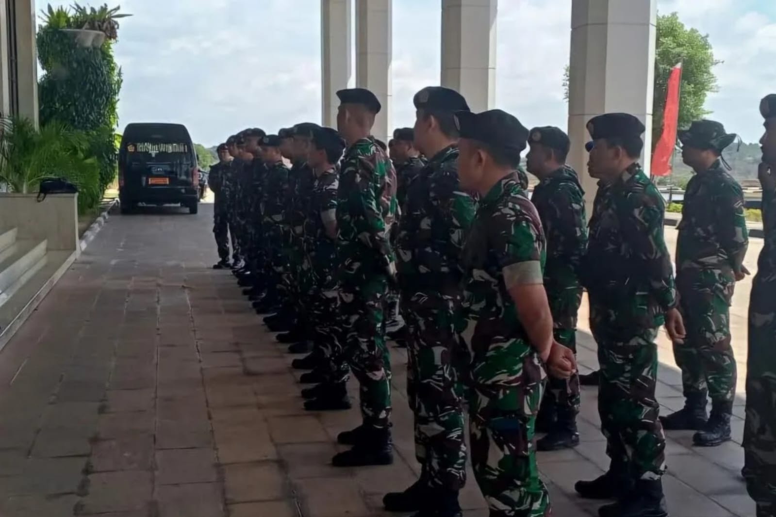 TNI Turun ke Jalan, Objek Vital di Tanjungpinang Kepri Di Jaga Ketat