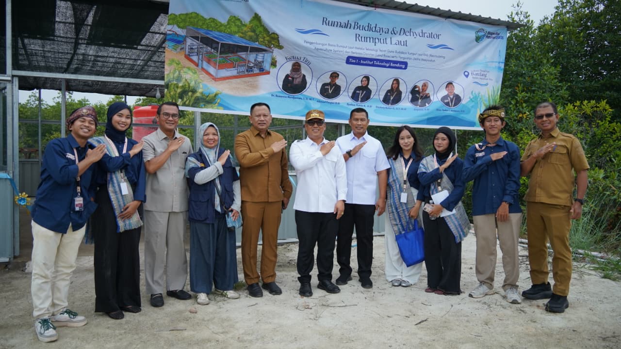 Wagub Nyanyang Resmikan Rumah Budidaya Rumput Laut untuk Perkuat Ketahanan Pangan Lokal