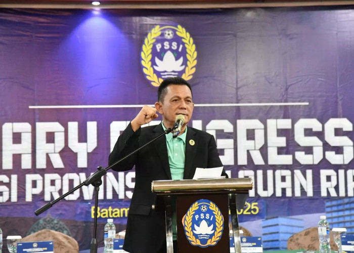 Buka Kongres PSSI Kepri, Gubernur Ansar Soroti Pengembangan Talenta Atlet Lokal