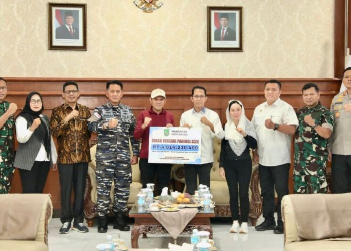 Batam Bergerak !! Rp4,8 Miliar Digelontorkan untuk Korban Banjir dan Longsor Aceh
