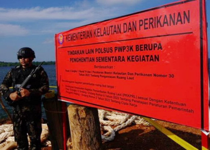 Proyek Reklamasi dan Pembangunan Terminal Khusus di Kepulauan Riau Disegel