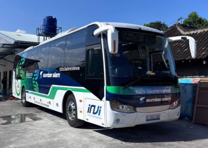 pesifikasi Bus Listrik PO Sumber Alam, Kalista Higer Coach 12M Bekasi - Yogyakarta