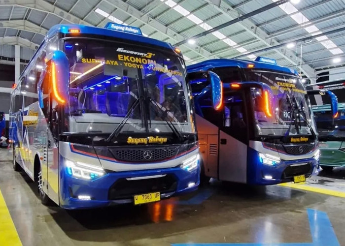 Desain Super Mewah, PO Sugeng Rahayu Luncurkan Bus Baru Bermesin Mercedes Benz