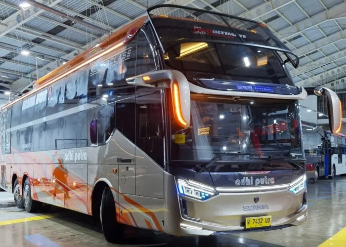 PO Adhi Putra Rilis Sleeper Bus, Pakai Sasis Scania dan Desain Ala Hotel Kapsul Berjalan