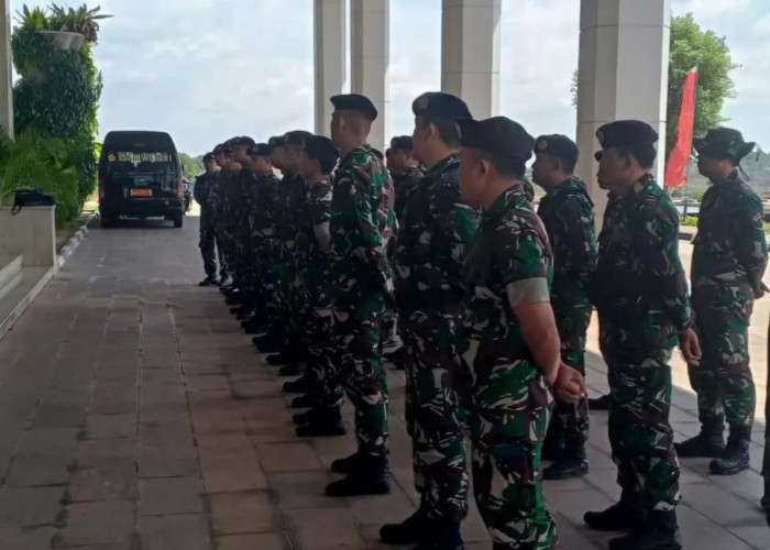 TNI Turun ke Jalan, Objek Vital di Tanjungpinang Kepri Di Jaga Ketat