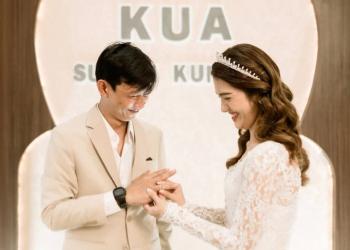 Komika Yono Bakrie Resmi Nikahi Vini Caroline, Penuh Haru dan Bahagia