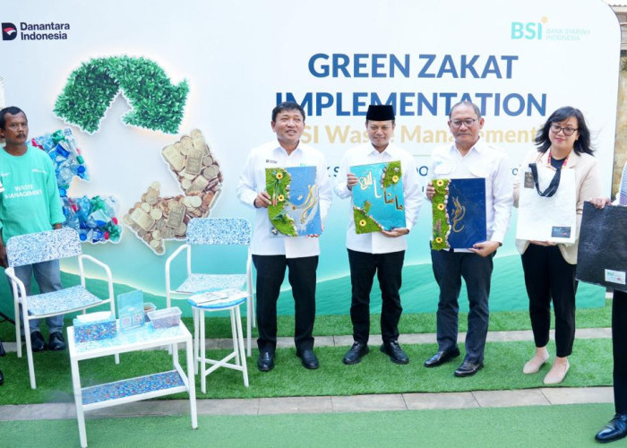 Lewat Implementasi Green Zakat, BSI Ajak Masyarakat Ubah Sampah Jadi Emas